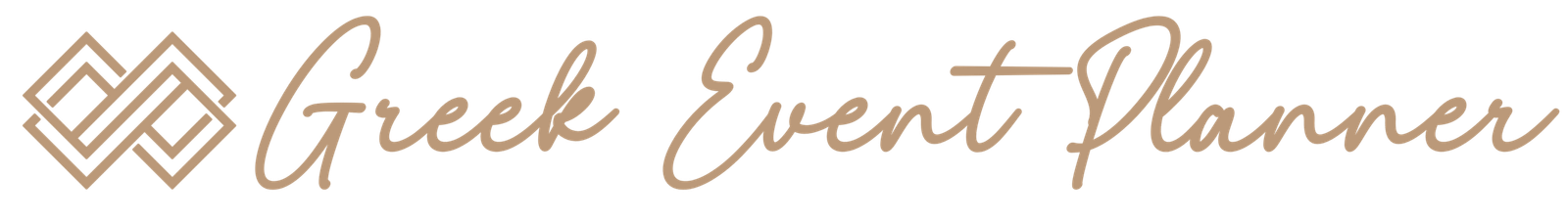 Greek Event Planner Brand Site Logo